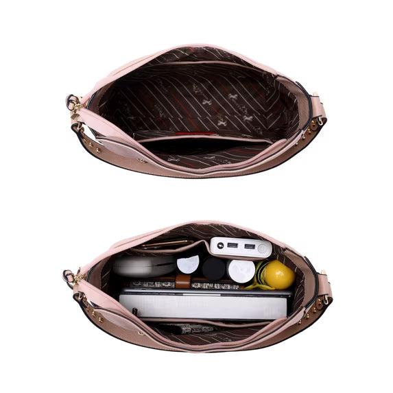 Women's Pink Fashion Shoulder Bag / Crossbody Bag / Hobo Bag