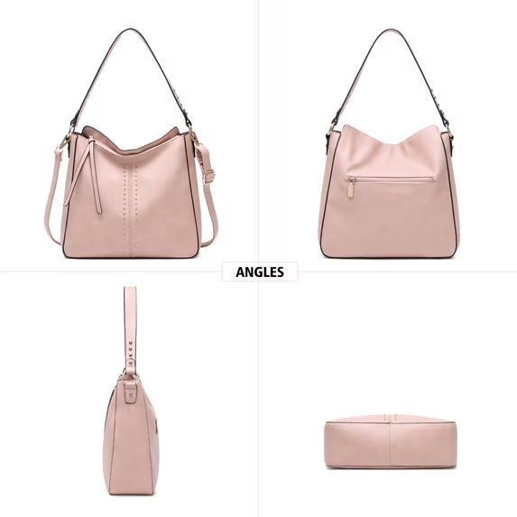 Women's Pink Fashion Shoulder Bag / Crossbody Bag / Hobo Bag