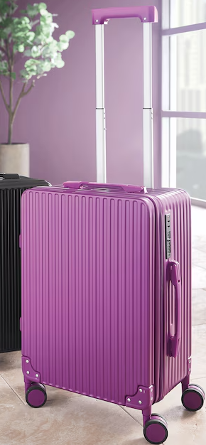 Vibrant Hard-Shell Spinner Luggage