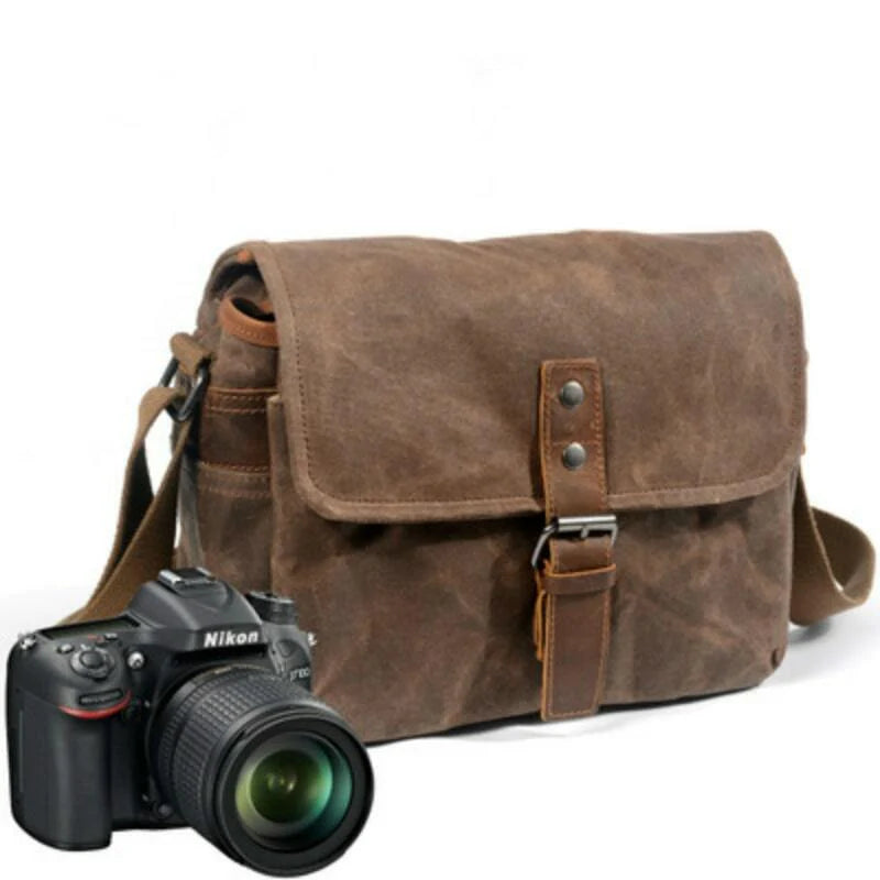 Waterproof crossbody camera bag