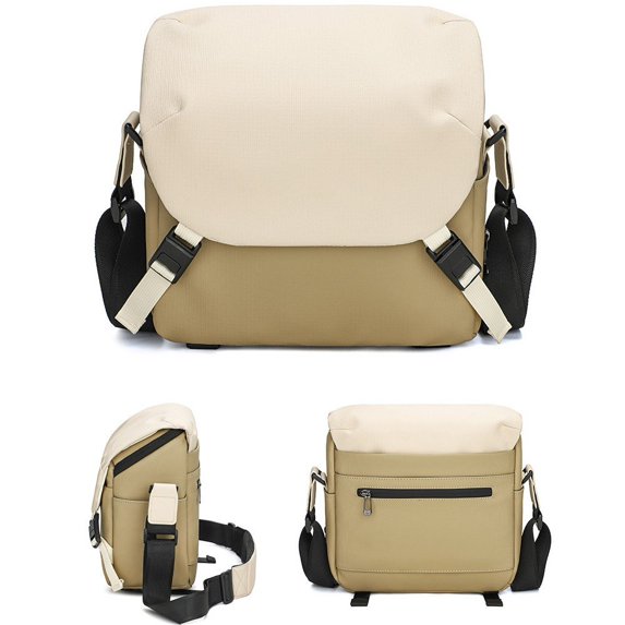 Green Color-Block Camera Handbag / Waterproof Crossbody Bag