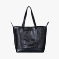 Multi-Color Soft Structured Tote With Drawstring Closure, Inner Key Hook, And Front Slip Pocket Shoulder Bag