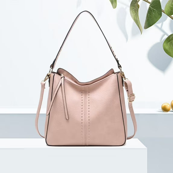 Women's Pink Fashion Shoulder Bag / Crossbody Bag / Hobo Bag