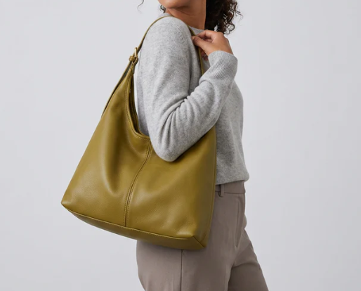 Spacious PU Leather Hobo Bag